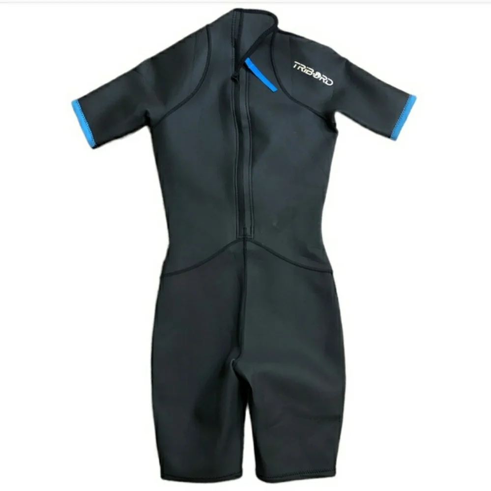 TRIBORD DECATHLON CREATIONS Short Wetsuit Youth Size 14.EUC!